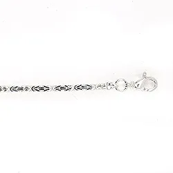 kongehalskæde i 14 karat hvidguld 50 cm x 1,8 mm