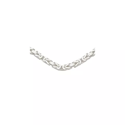 Elegant kongehalskæde i sølv 45 cm x 4,0 mm