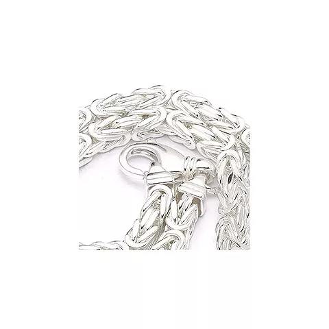 kongehalskæde i sølv 42 cm x 4,0 mm