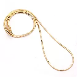 Slangehalskæde i 14 karat guld 60 cm x 1,6 mm