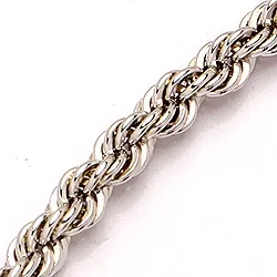 BNH cordelarmbånd i 14 karat hvidguld 17 cm x 2,7 mm