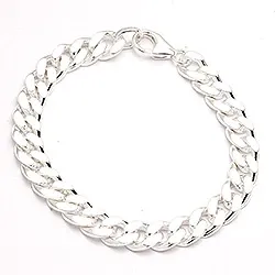 BNH panserarmbånd i sølv 23 cm x 6,6 mm