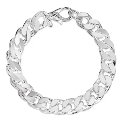 BNH panserarmbånd i sølv 23 cm x 12,6 mm