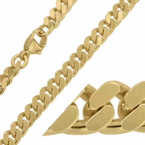 BNH panserkæde i 8 karat guld 55 cm x 5,3 mm