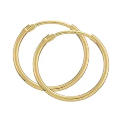 17,5 mm BNH creoler i 14 karat guld