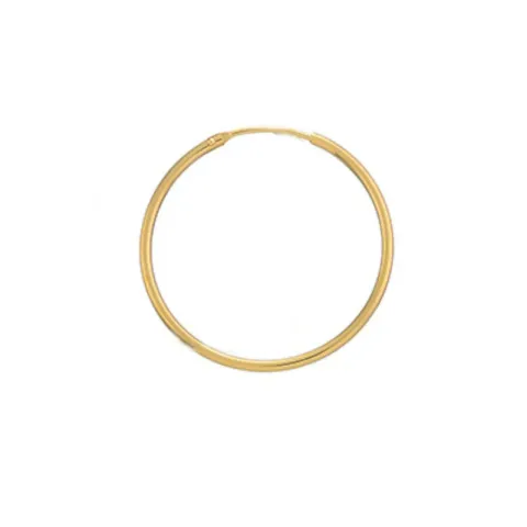32 mm 1/2 par øreringe i 14 karat guld