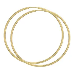 60 mm BNH Creoler øreringe i 14 karat guld