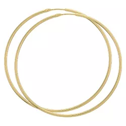 57 mm BNH Creoler øreringe i 8 karat guld