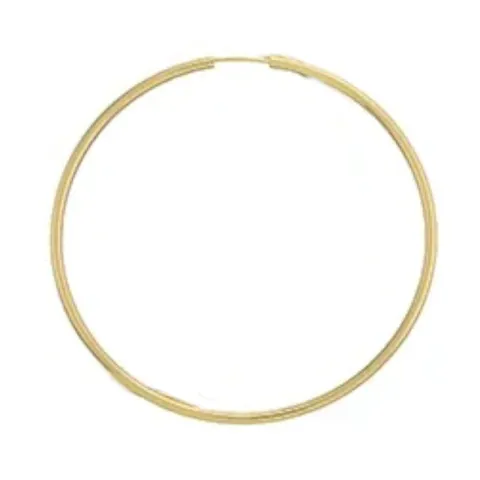 60 mm 1/2 par creoler i 8 karat guld