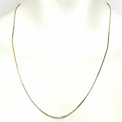 Veneziahalskæde i forgyldt sølv 60 cm x 1,2 mm