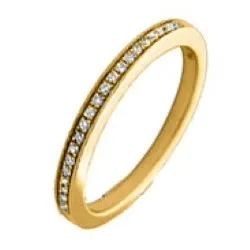 diamantring i 14 karat guld 0,09 ct