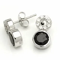 Runde ørestikker i sølv