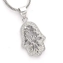 fatimas hånd vedhæng i sølv