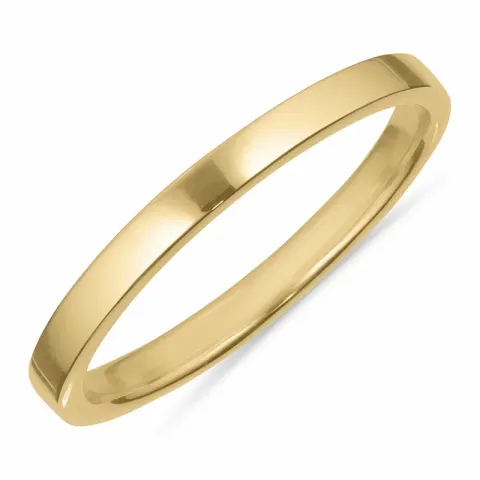 Kollektionsprøve Simple Rings ring i forgyldt sølv