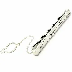 slipsenål i oxideret sterlingsølv