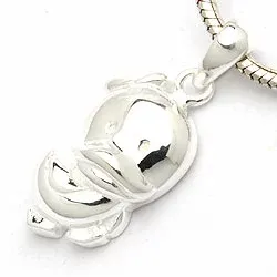 And vedhæng i sølv