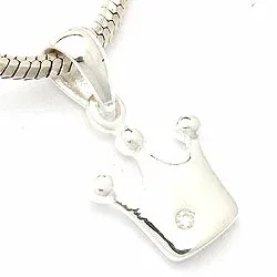 Krone vedhæng i sølv