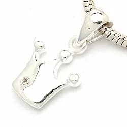 Krone vedhæng i sølv