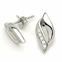 ørestikker i rhodineret sølv