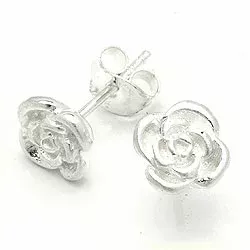 rose øreringe i sølv