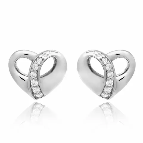 Billige hjerte zirkon øreringe i