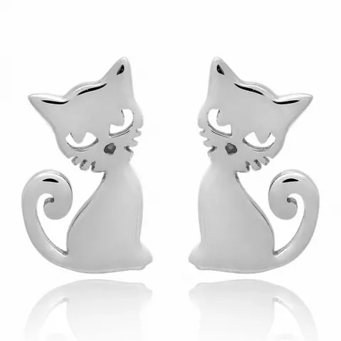 katte ørestikker i sølv