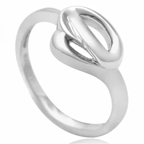 Blank sølv ring i sølv