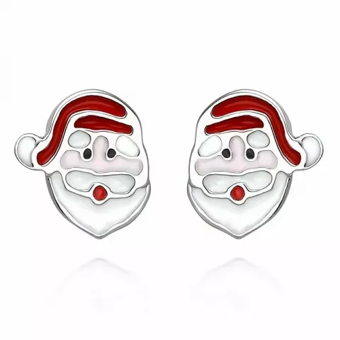 Julemand øreringe i sølv
