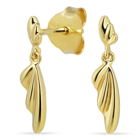 øreringe i forgyldt sølv