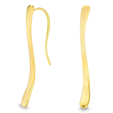 øreringe i forgyldt sølv