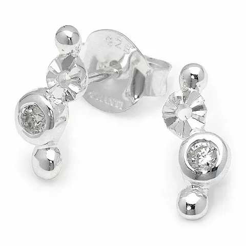 cirkel øreringe i sølv