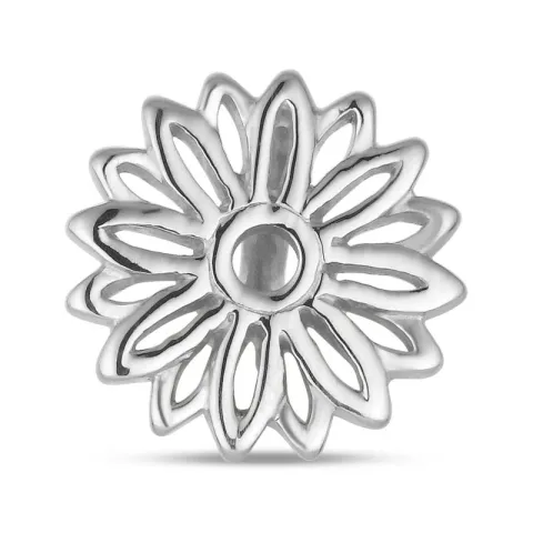 Fødselsblomst april tusindfryd vedhæng i sølv