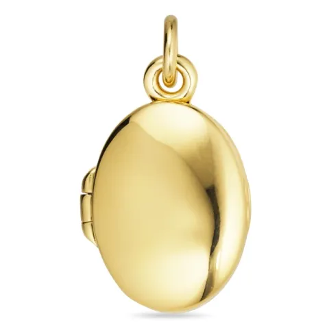 Kollektionsprøve medaljon i forgyldt sølv