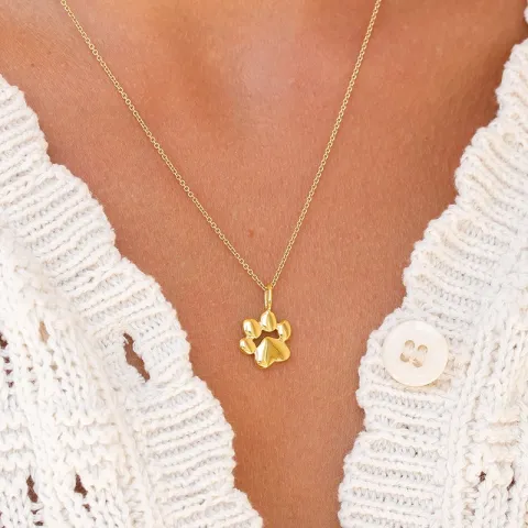 pote vedhæng i forgyldt sølv - Little Ones