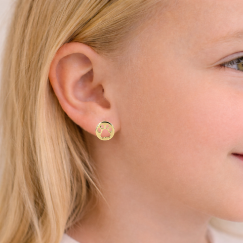 pote ørestikker i forgyldt sølv - Little Ones