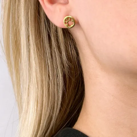 pote ørestikker i forgyldt sølv - Little Ones