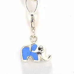 elefant charm i sølv 