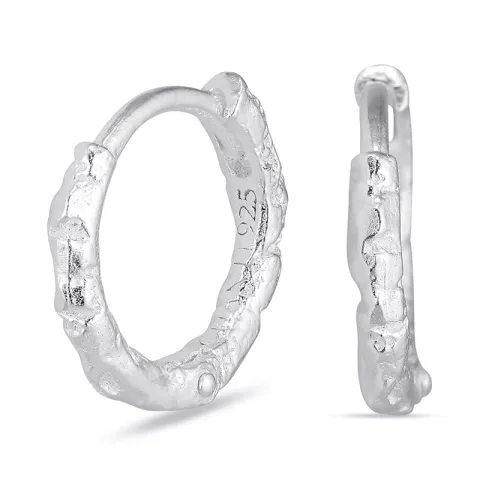 11,5 mm creoler i sølv
