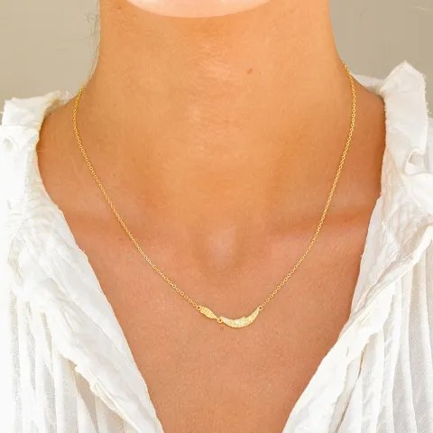 halskæde i forgyldt sølv - Lumé Etched