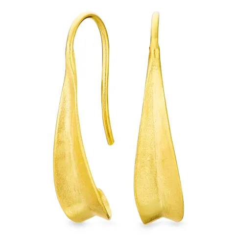 øreringe i forgyldt messing - Eliné