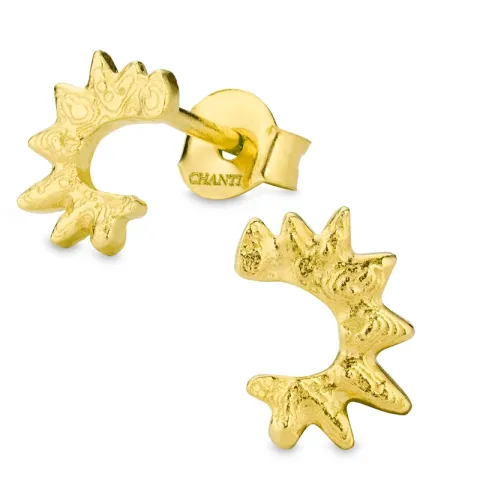 øreringe i forgyldt messing - Eliné