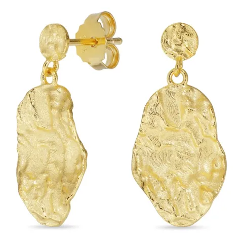 øreringe i forgyldt messing - Eliné