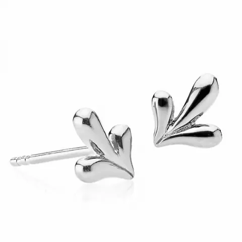 Små Izabel Camille blad øreringe i sølv