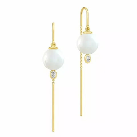 Julie Sandlau Ariel Chandeliers øreringe i sølv med 22 karat forgyldning