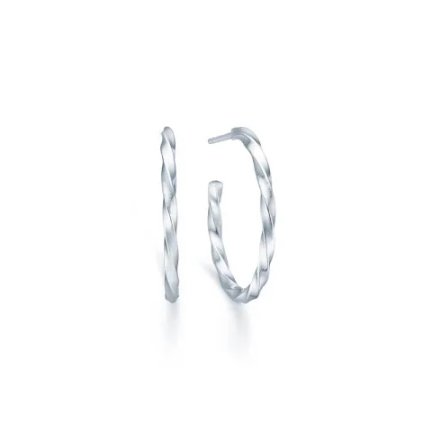 ID Fine IDH001SL hoops i sølv