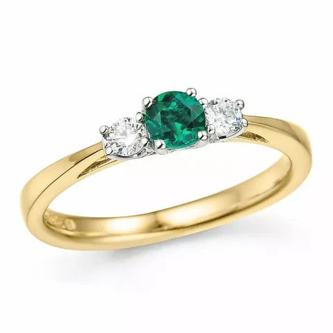 Kollektionsprøve i 14 karat guld.- og hvidguld 0,132 ct 0,22 ct