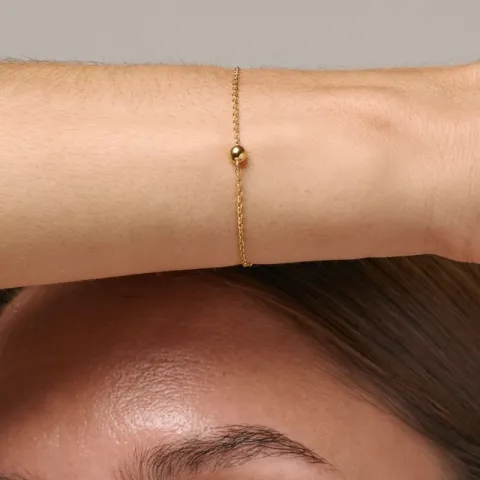 Enamel Balloon Plain armbånd i forgyldt sølv
