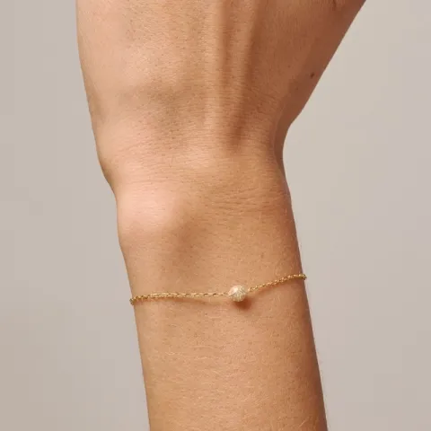 Enamel Balloon Sparkle armbånd i forgyldt sølv