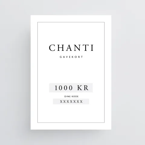 Gavekort til CHANTI.DK