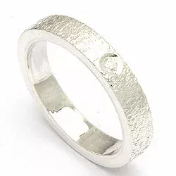 Kollektionsprøve zirkon ring i sølv